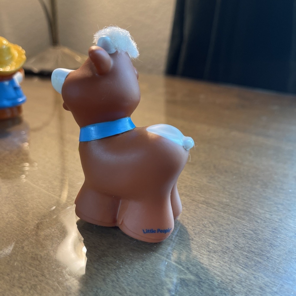Fisher Price Little People Touch Feel Farm Animals Farmer Horse Sheep Cow Pig - Picture 9 of 11